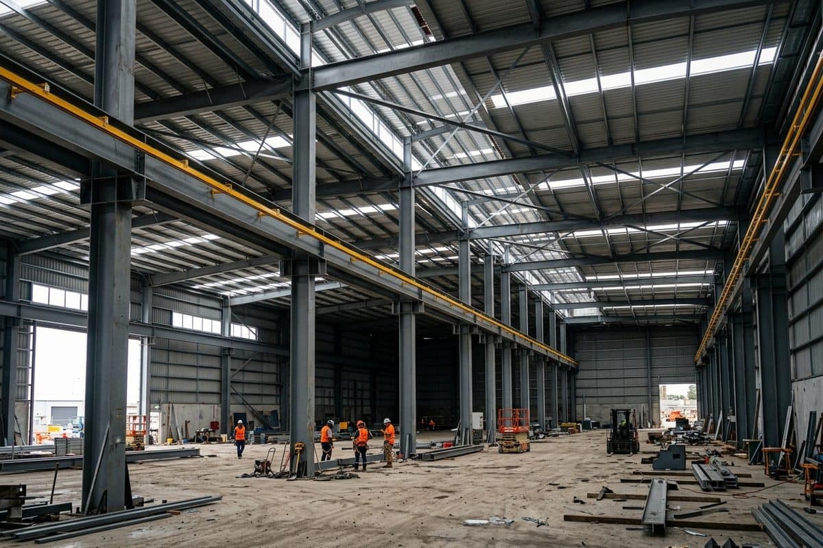 Nave industrial · 24 m de luz